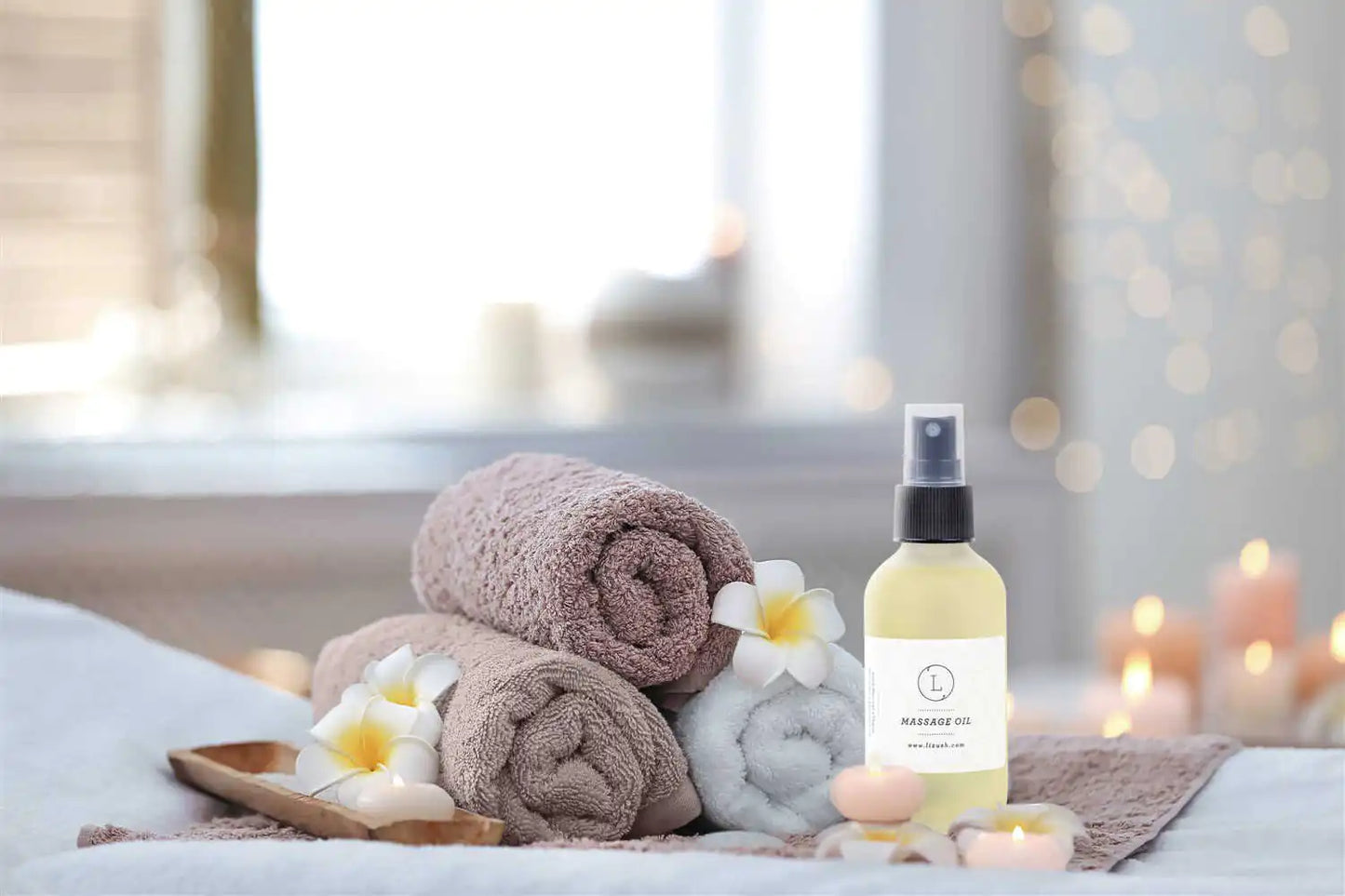 Aromatherapy Eucalyptus Massage Oil with CBD (THC-Free) — Natural Relaxing Body Oil