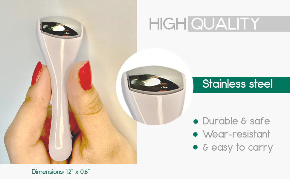 Eye & Face Ice Roller Massager — Cooling Depuffing Facial Roller