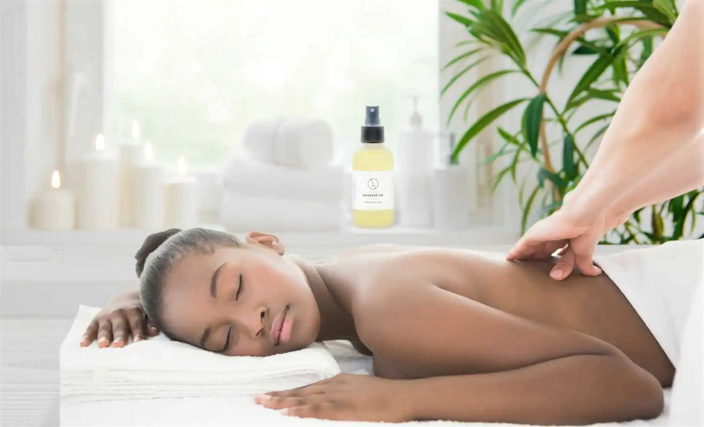 Aromatherapy Eucalyptus Massage Oil with CBD (THC-Free) — Natural Relaxing Body Oil