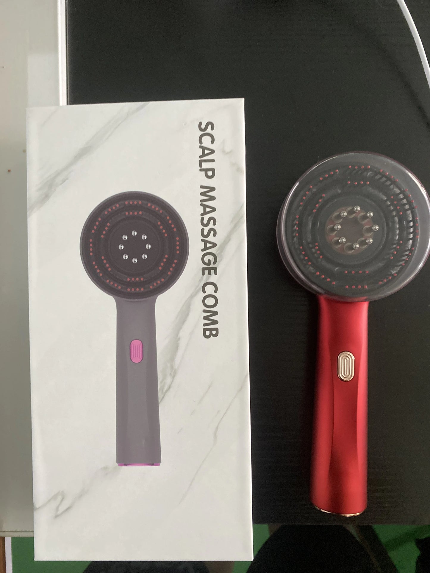 SmoothFlow Electric Massage Comb – Scalp Stimulation & Hair Care