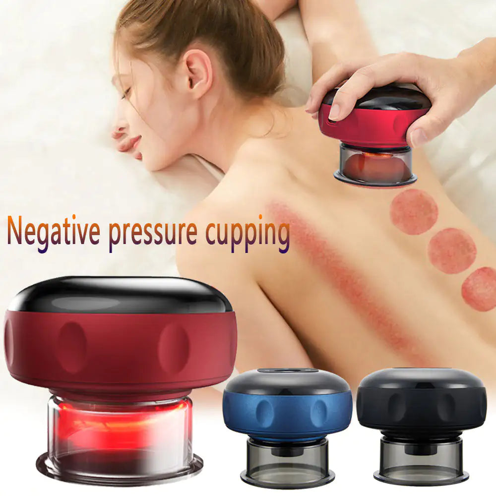 Electric Vacuum Cupping Massager — 12-Speed Anti-Cellulite, Guasha & Body Therapy Device