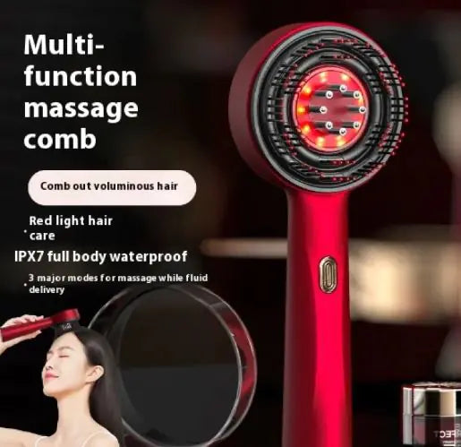 SmoothFlow Electric Massage Comb – Scalp Stimulation & Hair Care