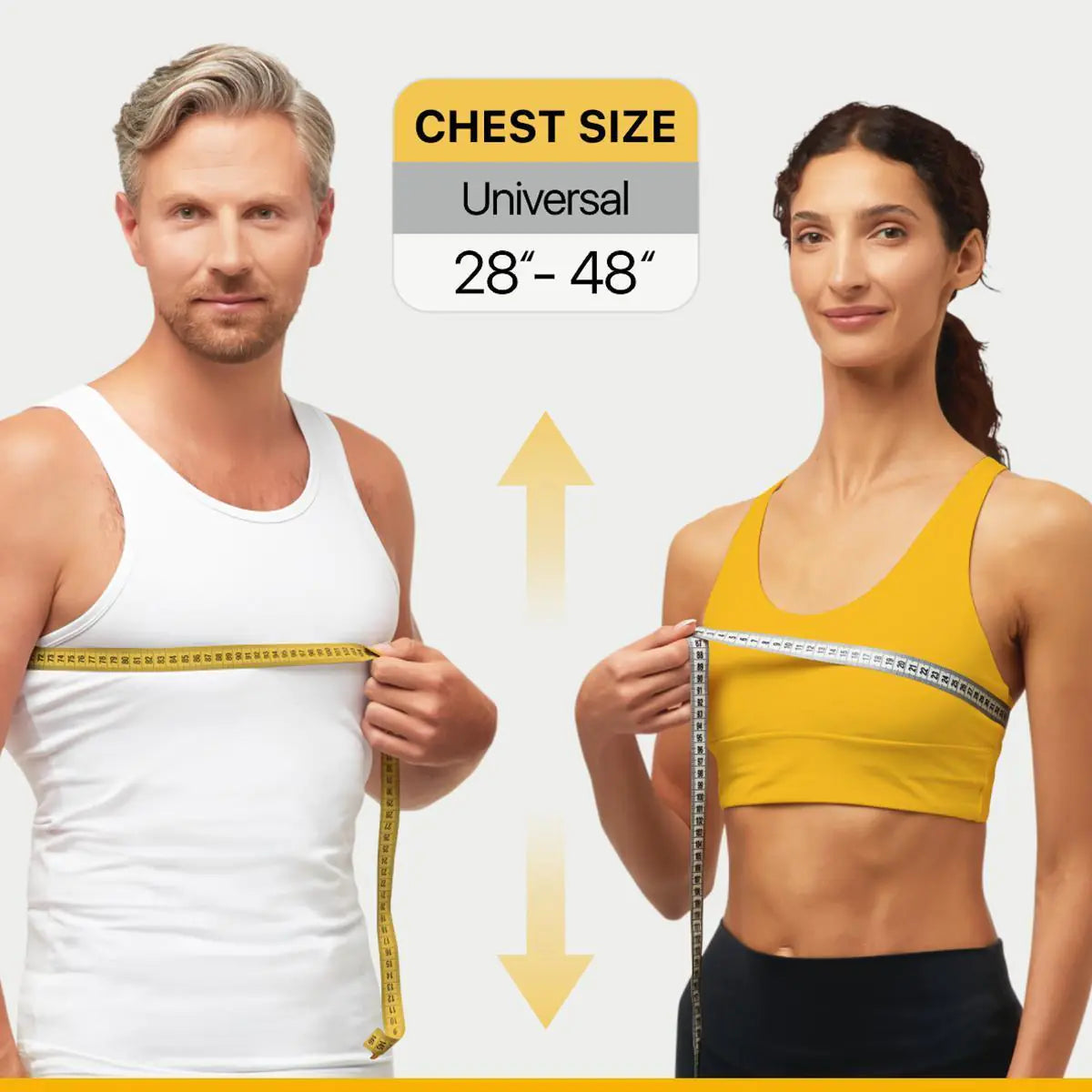 Back Brace Posture Corrector for Women & Men — Adjustable Straps, 28–48" Unisex