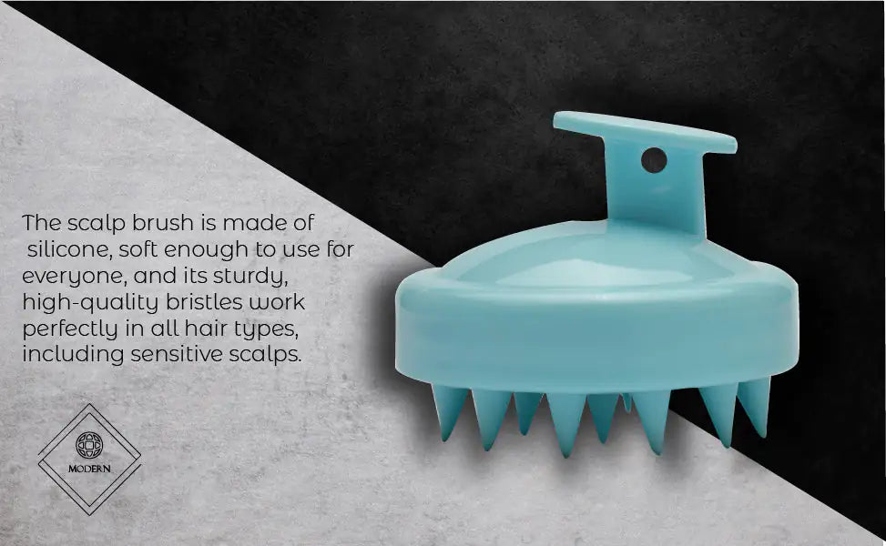 Soft Silicone Hair & Scalp Massager – Deep Clean, Exfoliating, Hair Growth Support