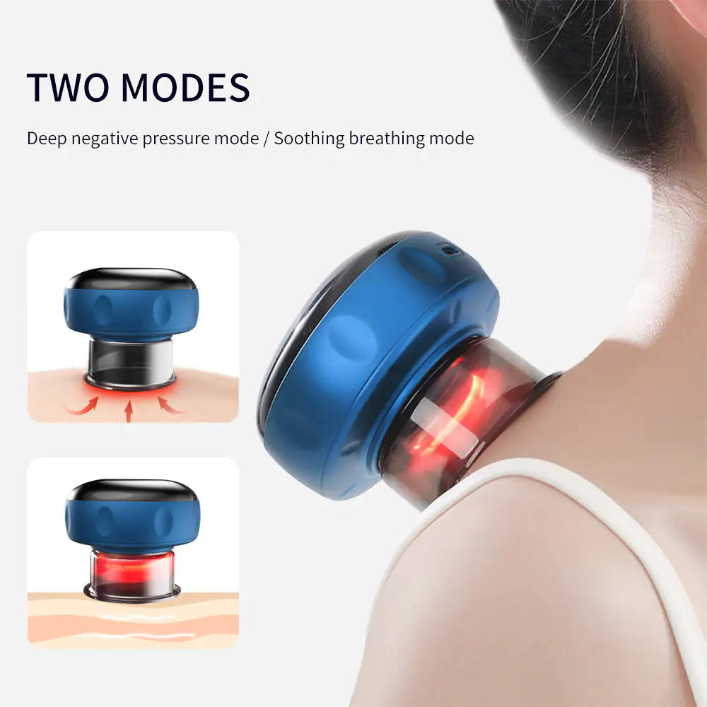 Electric Vacuum Cupping Massager — 12-Speed Anti-Cellulite, Guasha & Body Therapy Device
