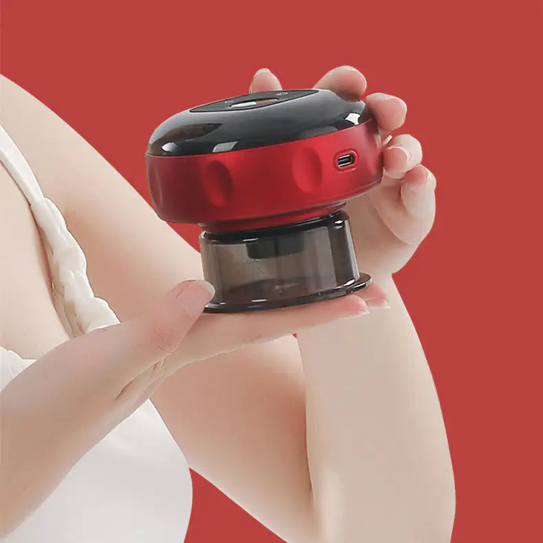 Electric Vacuum Cupping Massager — 12-Speed Anti-Cellulite, Guasha & Body Therapy Device