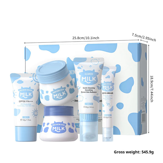 Milk Skin Care Set – Hydration, Brightening & Softness in Every Step