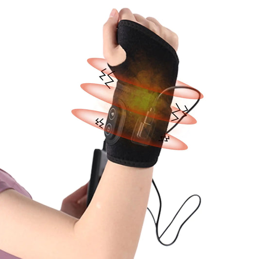 ThermaEase Adjustable Heated Wrist Massager – USB Powered