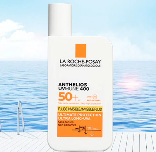 Lightweight Broad Spectrum SPF 50 Sunscreen – Sensitive Skin, Water-Resistant, Fragrance-Free